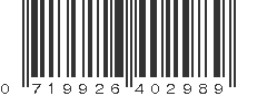 UPC 719926402989