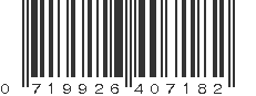 UPC 719926407182