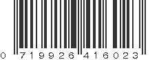 UPC 719926416023