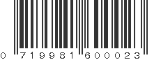 UPC 719981600023