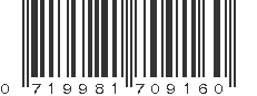 UPC 719981709160