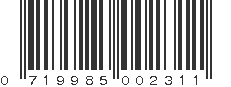 UPC 719985002311