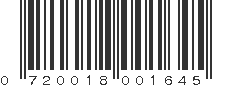 UPC 720018001645