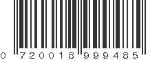 UPC 720018999485