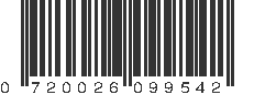 UPC 720026099542