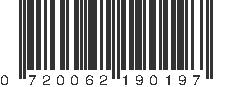 UPC 720062190197