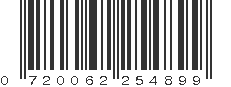 UPC 720062254899