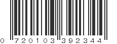 UPC 720103392344