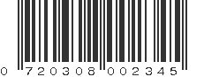 UPC 720308002345