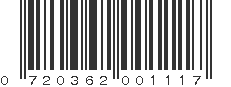 UPC 720362001117