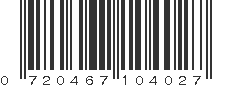 UPC 720467104027