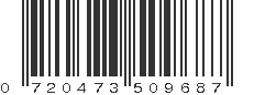 UPC 720473509687