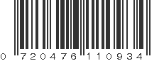 UPC 720476110934