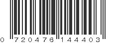 UPC 720476144403