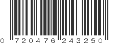 UPC 720476243250