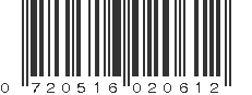 UPC 720516020612