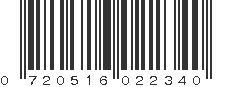 UPC 720516022340