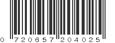 UPC 720657204025