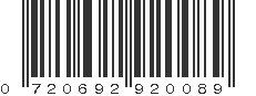 UPC 720692920089