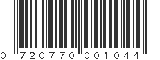 UPC 720770001044