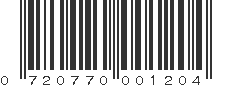 UPC 720770001204