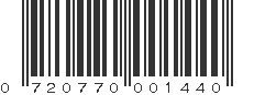 UPC 720770001440