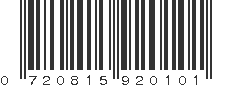 UPC 720815920101