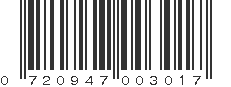 UPC 720947003017