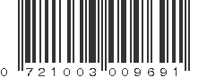 UPC 721003009691