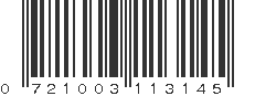 UPC 721003113145