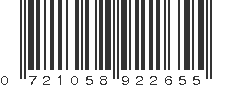 UPC 721058922655