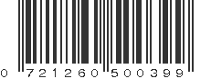 UPC 721260500399