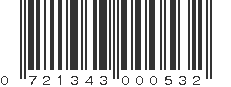 UPC 721343000532