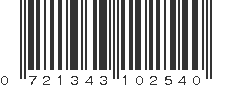 UPC 721343102540