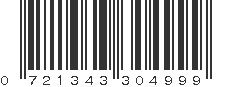 UPC 721343304999