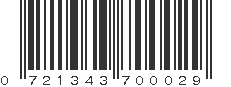 UPC 721343700029