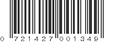 UPC 721427001349