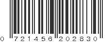 UPC 721456202830