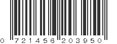UPC 721456203950
