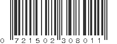 UPC 721502308011