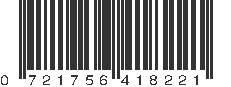 UPC 721756418221