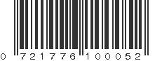 UPC 721776100052