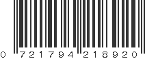 UPC 721794218920