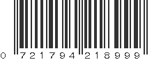 UPC 721794218999