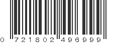 UPC 721802496999