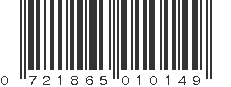 UPC 721865010149