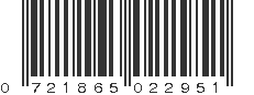 UPC 721865022951