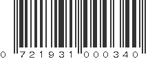 UPC 721931000340