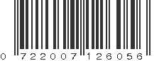 UPC 722007126056