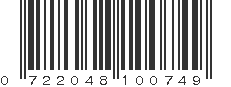 UPC 722048100749